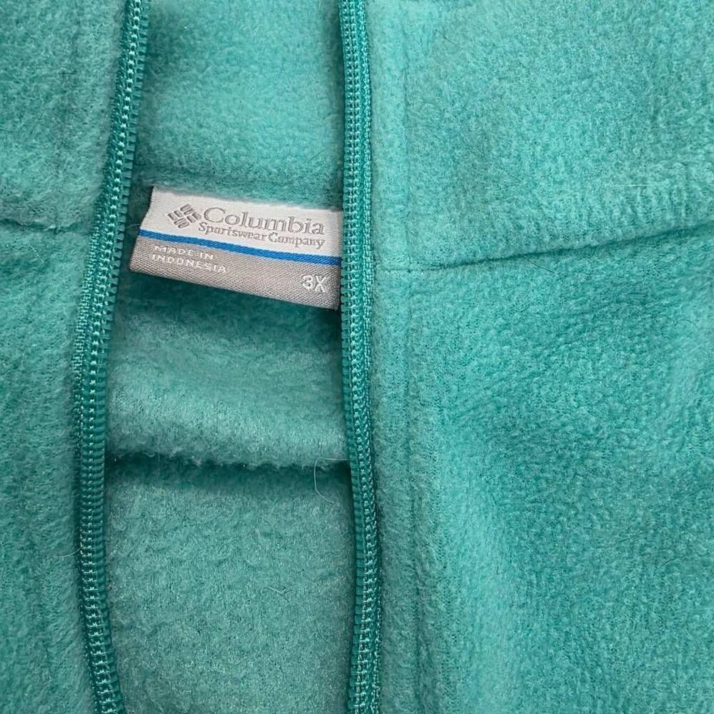 Columbia Teal 3XL Full Zip Jacket - Picture 5 of 5
